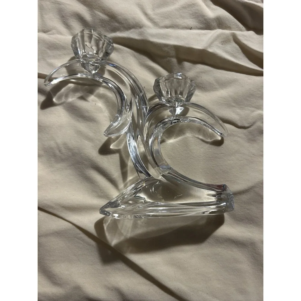 Vintage‎ Lead Crystal Candle Holders Candlesticks